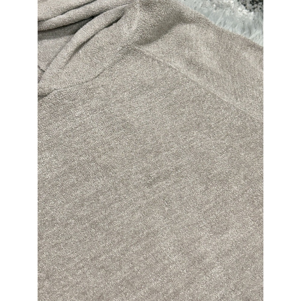 Barefoot Dreams Cozy Chic Pullover Ultra Lite Hoodie Light Cocoa Long Sleeves XS - Picture 5 of 6